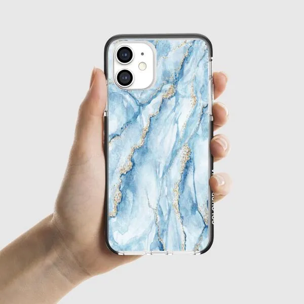 iPhone Case - Pale Blue Marble