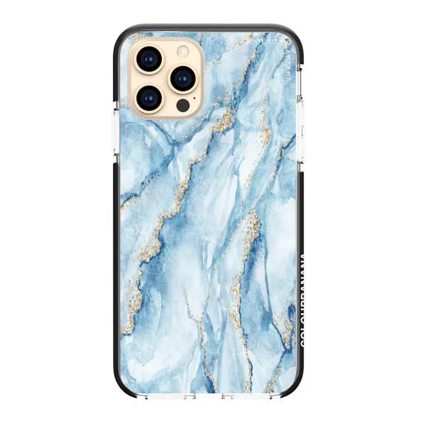 iPhone Case - Pale Blue Marble