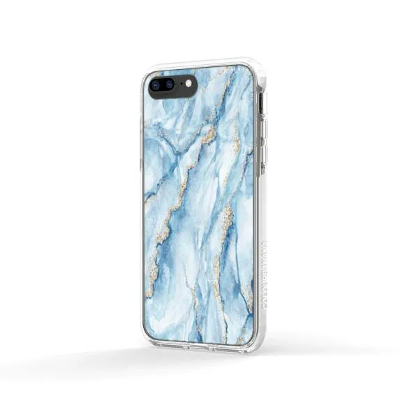 iPhone Case - Pale Blue Marble