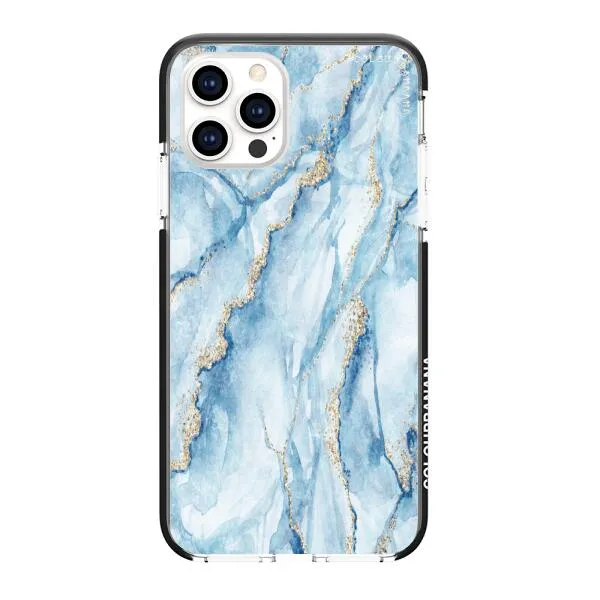 iPhone Case - Pale Blue Marble