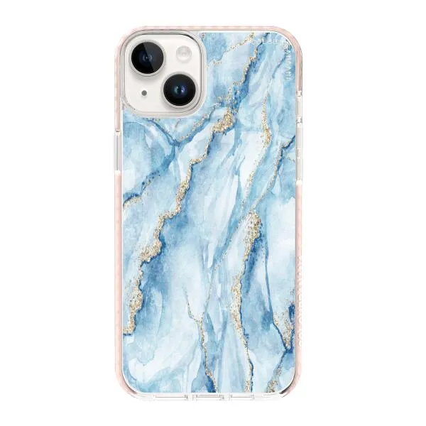 iPhone Case - Pale Blue Marble