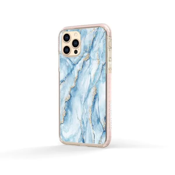 iPhone Case - Pale Blue Marble