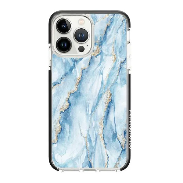 iPhone Case - Pale Blue Marble