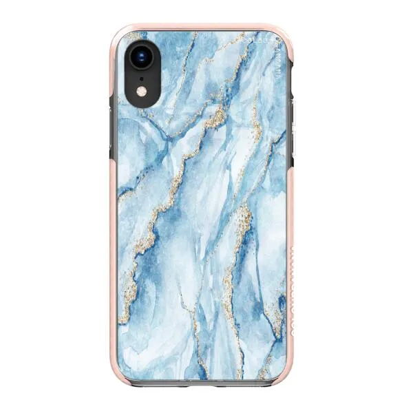 iPhone Case - Pale Blue Marble