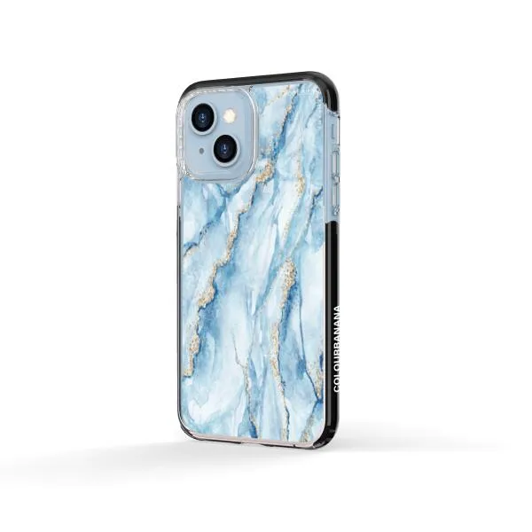 iPhone Case - Pale Blue Marble