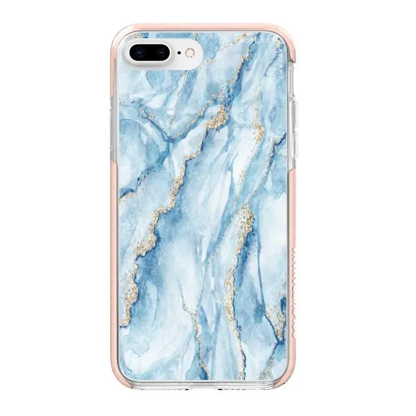 iPhone Case - Pale Blue Marble