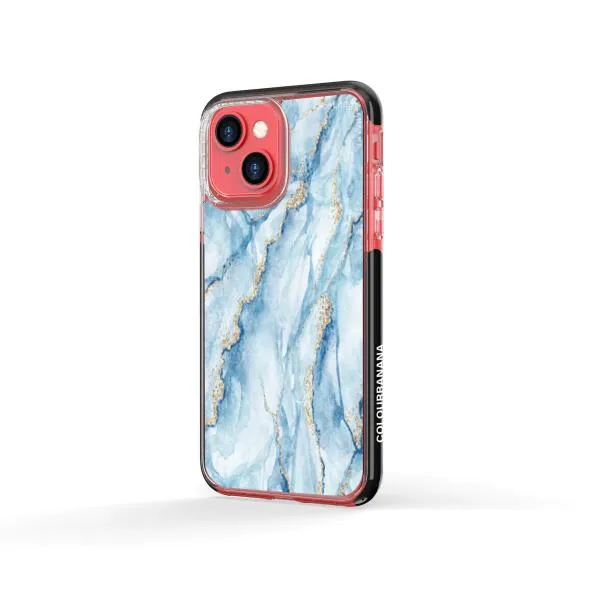 iPhone Case - Pale Blue Marble