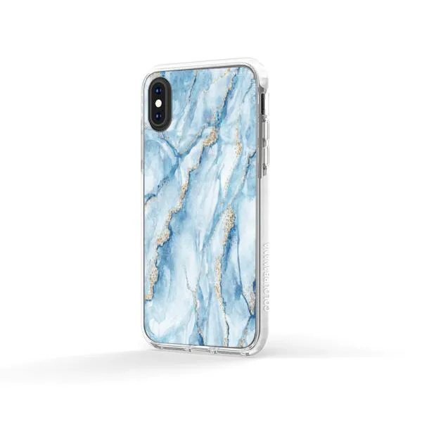 iPhone Case - Pale Blue Marble