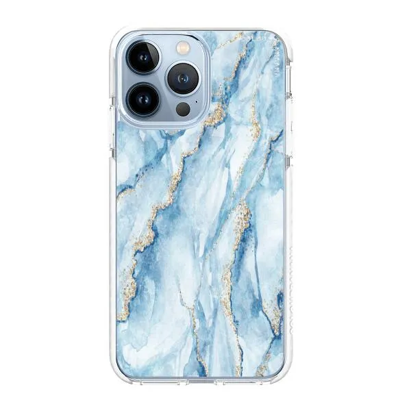 iPhone Case - Pale Blue Marble