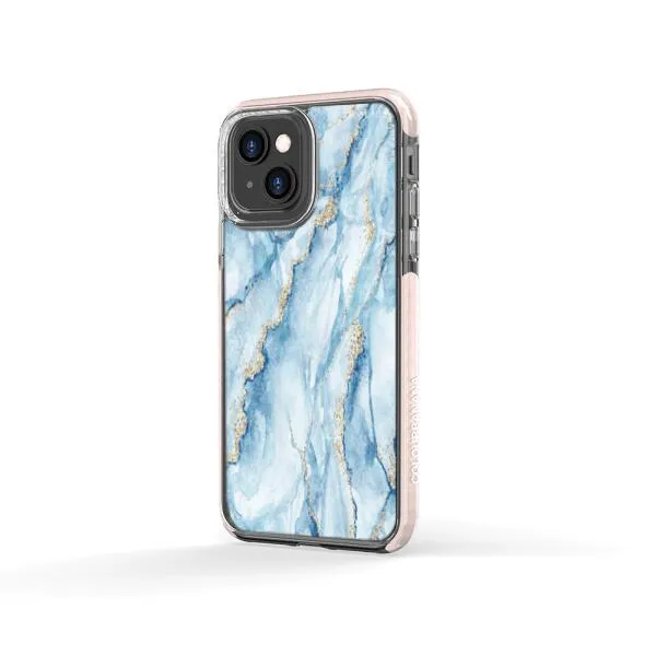 iPhone Case - Pale Blue Marble