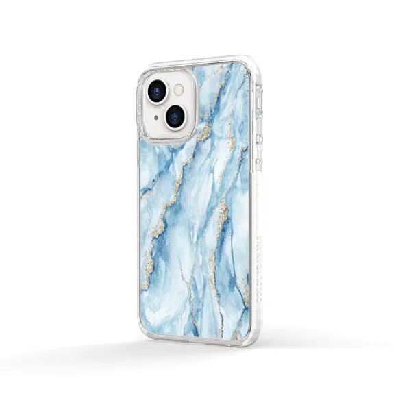 iPhone Case - Pale Blue Marble