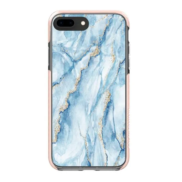 iPhone Case - Pale Blue Marble