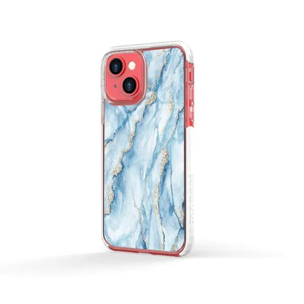 iPhone Case - Pale Blue Marble