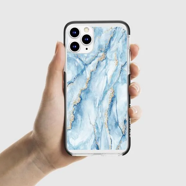 iPhone Case - Pale Blue Marble
