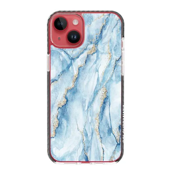 iPhone Case - Pale Blue Marble