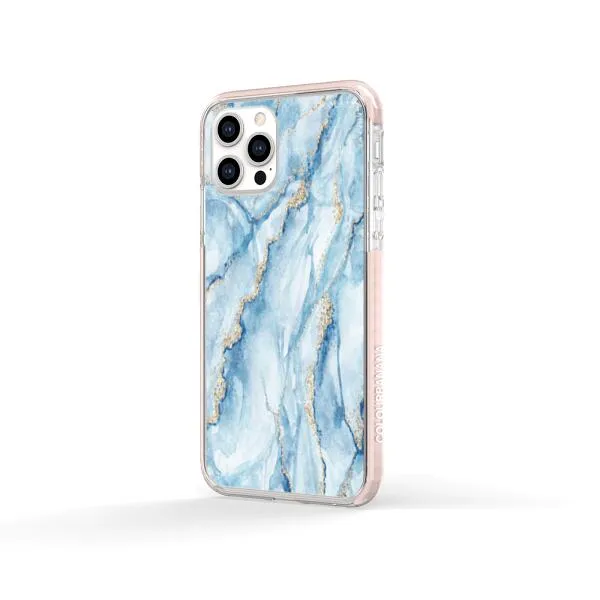 iPhone Case - Pale Blue Marble