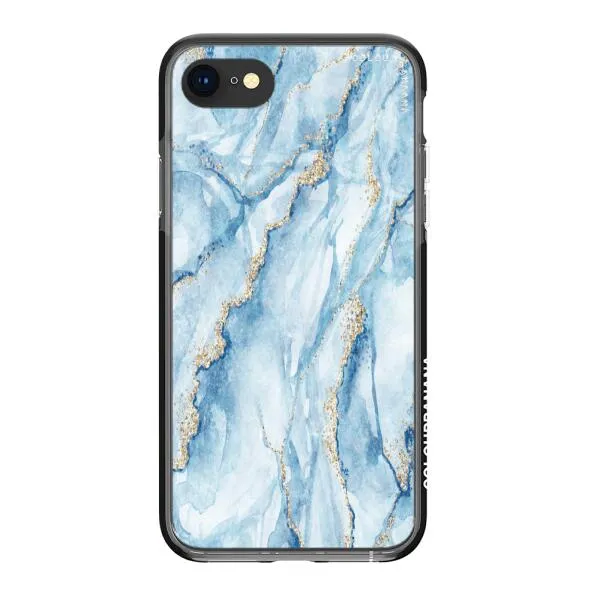 iPhone Case - Pale Blue Marble