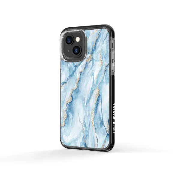 iPhone Case - Pale Blue Marble