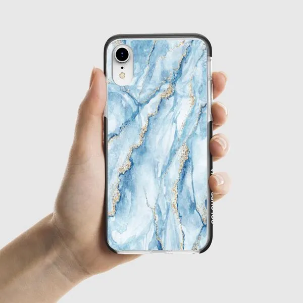 iPhone Case - Pale Blue Marble