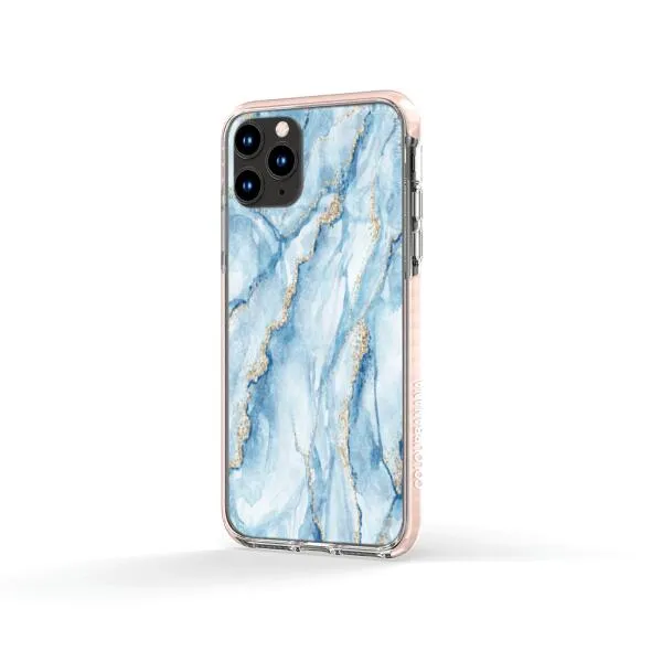 iPhone Case - Pale Blue Marble