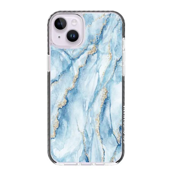 iPhone Case - Pale Blue Marble