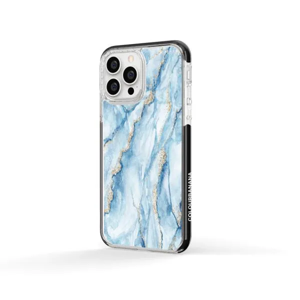 iPhone Case - Pale Blue Marble