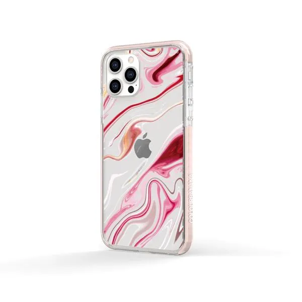 iPhone Case - Pink Liquid Marble