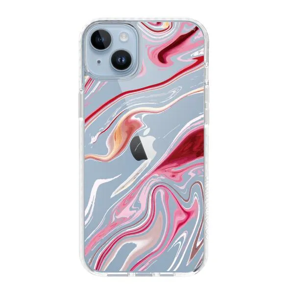 iPhone Case - Pink Liquid Marble