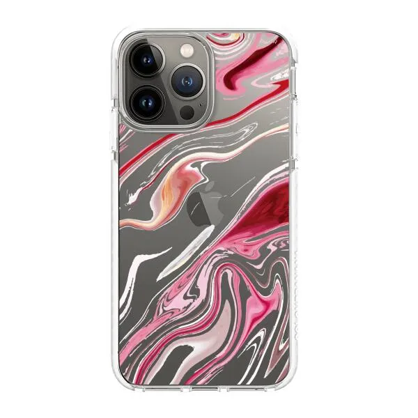 iPhone Case - Pink Liquid Marble