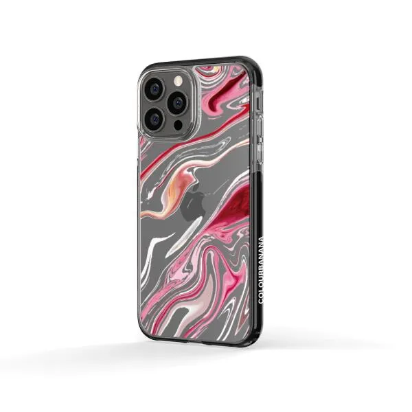 iPhone Case - Pink Liquid Marble