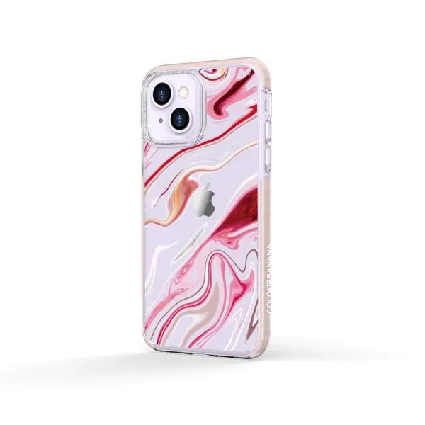 iPhone Case - Pink Liquid Marble