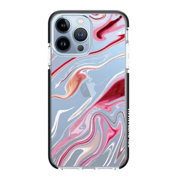 iPhone Case - Pink Liquid Marble