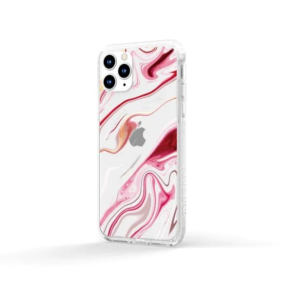 iPhone Case - Pink Liquid Marble