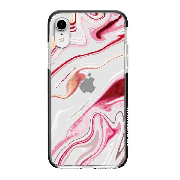 iPhone Case - Pink Liquid Marble