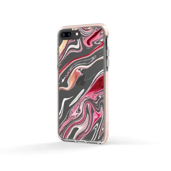 iPhone Case - Pink Liquid Marble
