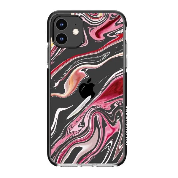 iPhone Case - Pink Liquid Marble