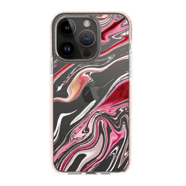 iPhone Case - Pink Liquid Marble