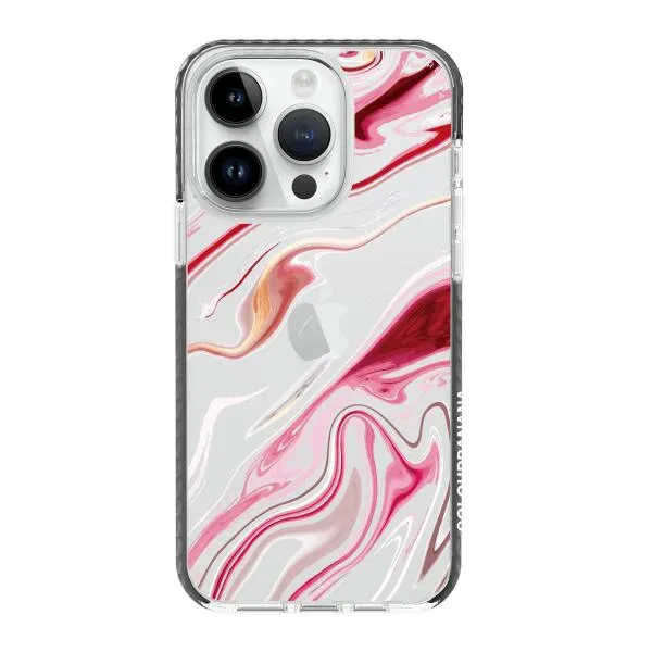 iPhone Case - Pink Liquid Marble