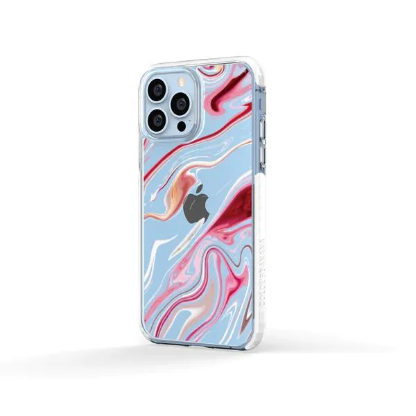 iPhone Case - Pink Liquid Marble