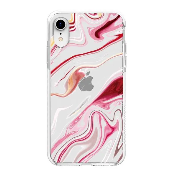 iPhone Case - Pink Liquid Marble