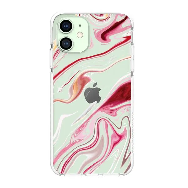 iPhone Case - Pink Liquid Marble