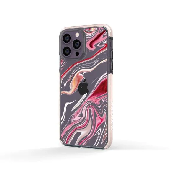 iPhone Case - Pink Liquid Marble