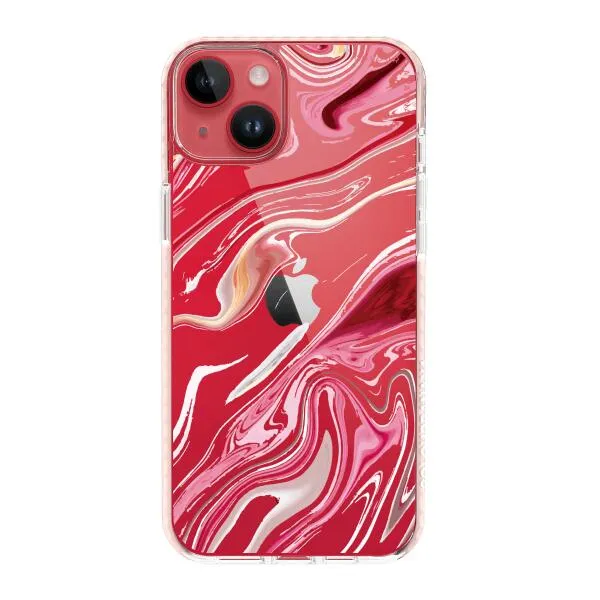 iPhone Case - Pink Liquid Marble