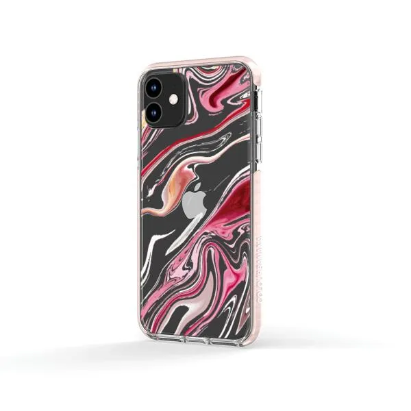iPhone Case - Pink Liquid Marble