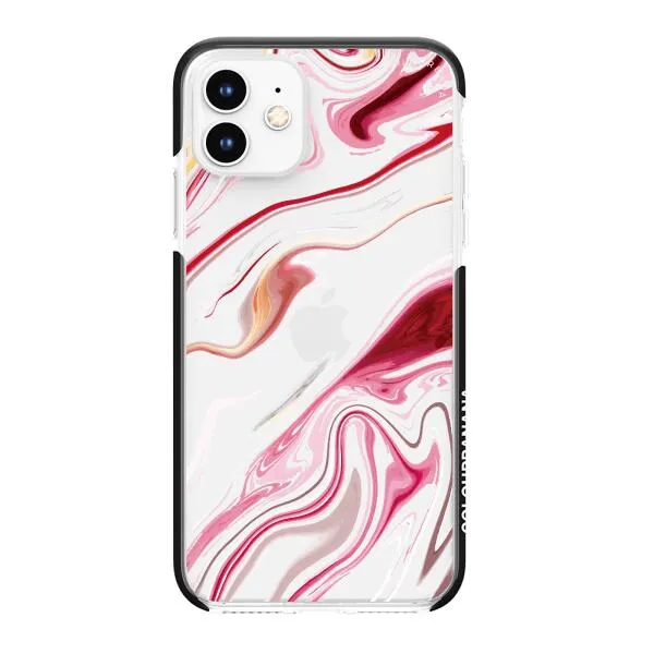 iPhone Case - Pink Liquid Marble