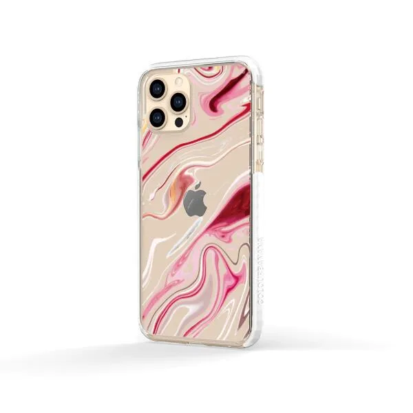 iPhone Case - Pink Liquid Marble