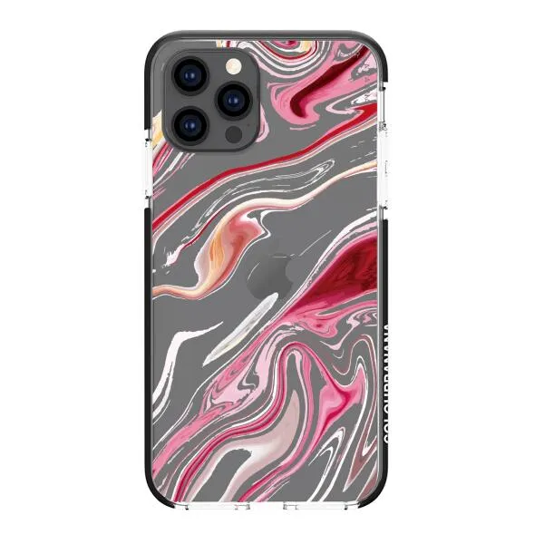 iPhone Case - Pink Liquid Marble
