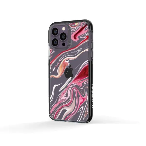 iPhone Case - Pink Liquid Marble