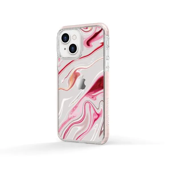 iPhone Case - Pink Liquid Marble