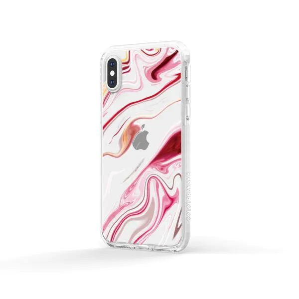 iPhone Case - Pink Liquid Marble